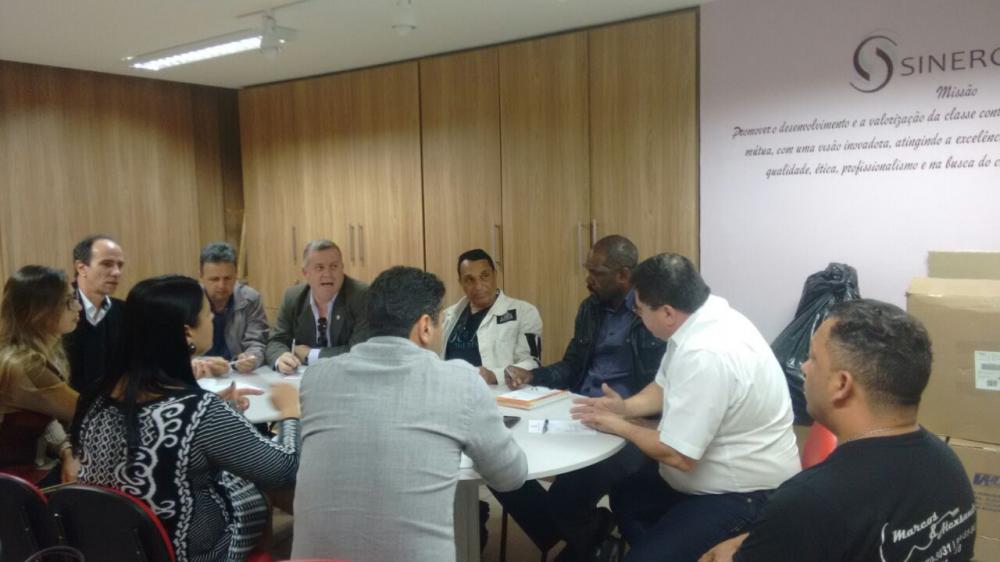 Reunião Diretorias da Sinecon e Sintappi