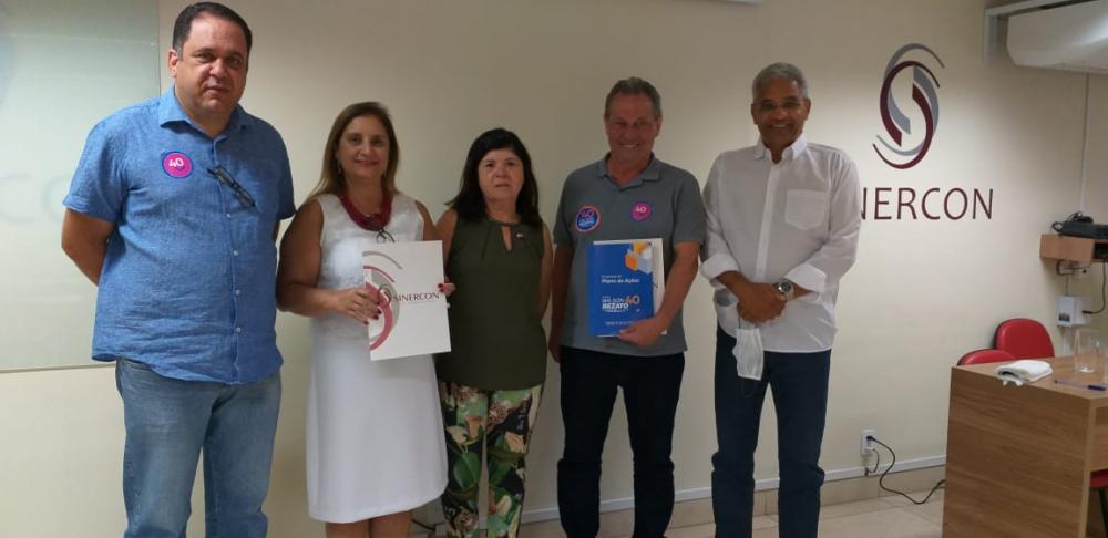 Visita à Sinercon do candidato a PJF Wilson Rezato