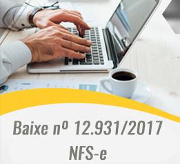 Publicação Dec. nº 12.931/2017 - NFS-e